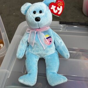 Ty Light Blue Plush Eggs II Beanie Baby